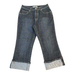 •Chicos Platinum Dark Blue Capris